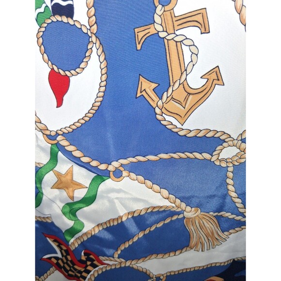 Vtg NWT Kathie Lee Nautical Short Sleeve Blouse Sz 18W - Picture 3 of 3